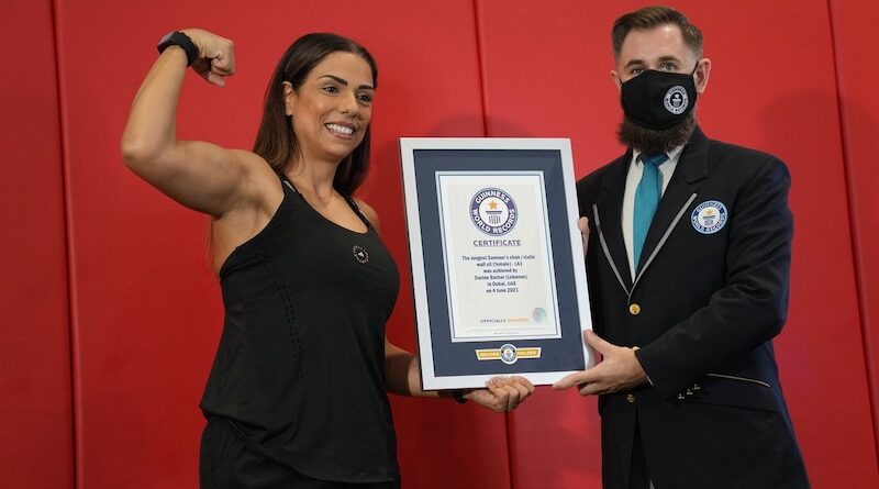 Lebanese amputee athlete breaks the Guinness World Records™ title to mark the launch of GWR’s Impairment Records Initiative
