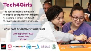 CODEGIRLS organize EQUALS TECH4GIRLS Workshop supported by Ministry of Information Technology and Telecommunication of Pakistan, GSMA, W4, ITU