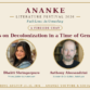 Ananke LitFest 26: Bhakti Shringarpure & Anthony Alessandrini in Decolonization Fireside Chat