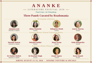 Readomania Partners with Ananke Literature Festival 2026: Three Panels, 12 Indian Authors